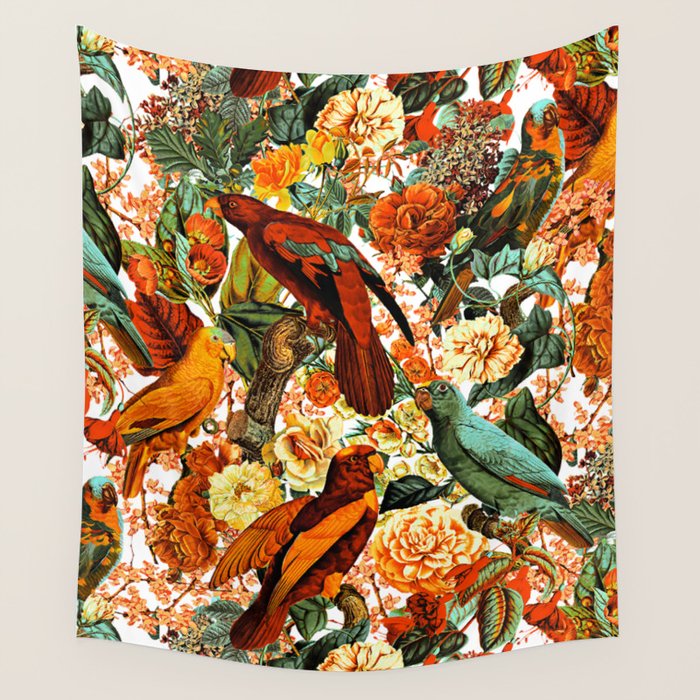 The Magical World of Birds II Wall Tapestry Gallery Image 1