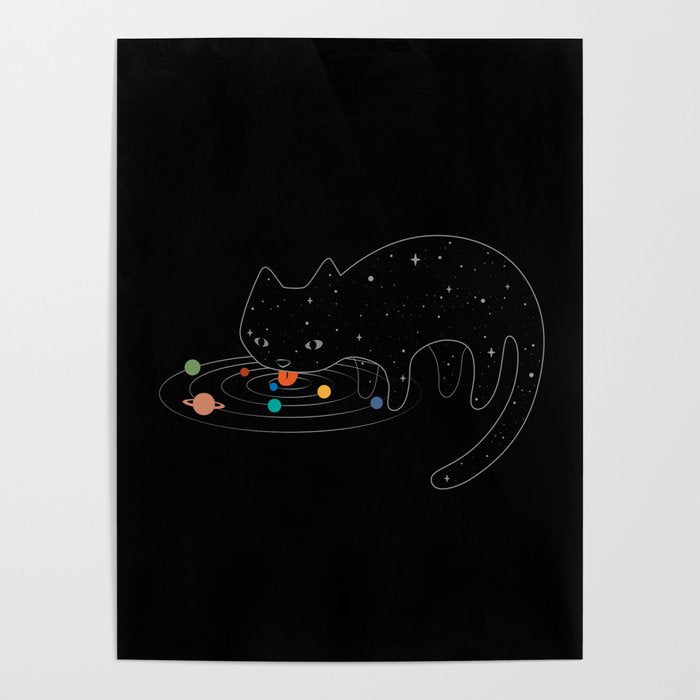 Cat Landscape 117: Catstronomy Poster Gallery Image 1