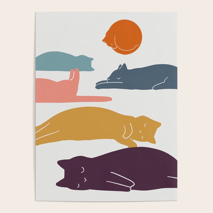 Cat Landscape 11 Poster Gallery Image 1