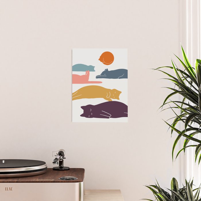 Cat Landscape 11 Poster Gallery Image 2
