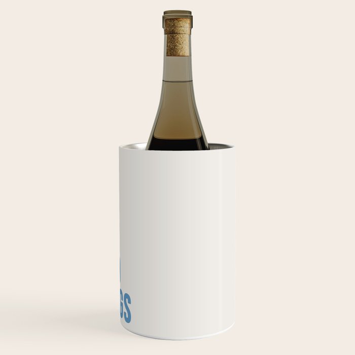 You Can Do Hard Things Cream & Blue Wine Chiller Gallery Image 3