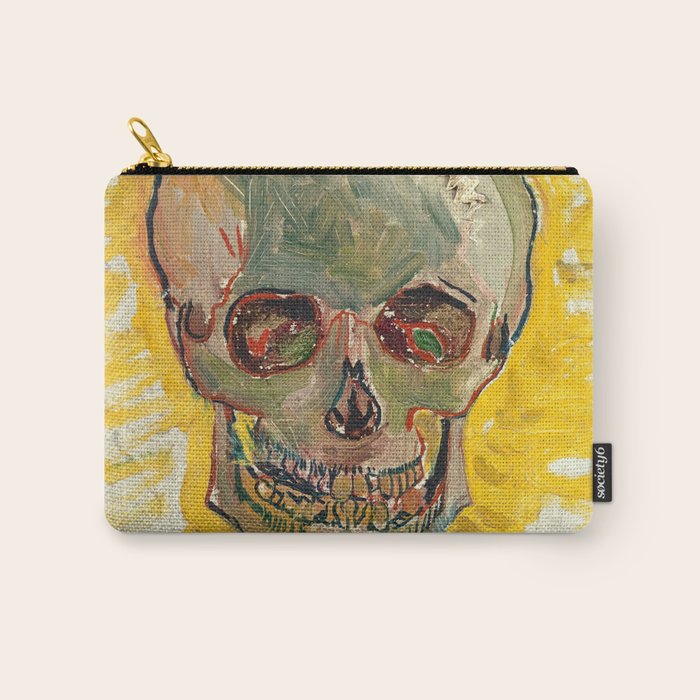 Skull by Vincent van Gogh, 1887 Carry All Pouch Gallery Image 1