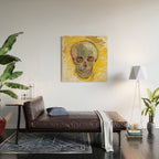 Skull by Vincent van Gogh, 1887 Wood Wall Art Gallery Image 2