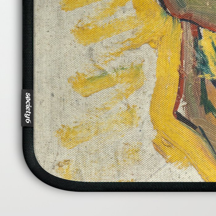Skull by Vincent van Gogh, 1887 Laptop Sleeve Gallery Image 3