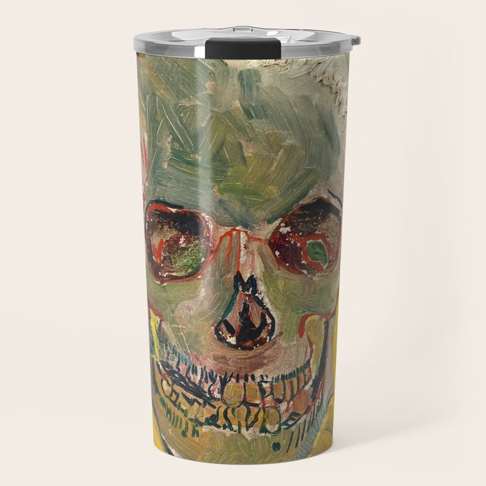 Skull by Vincent van Gogh, 1887 Travel Mug Gallery Image 1