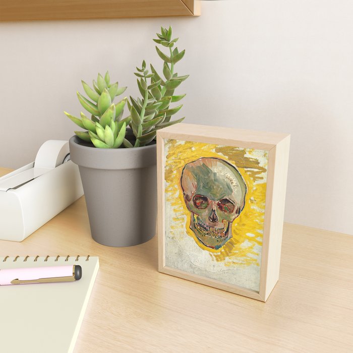 Skull by Vincent van Gogh, 1887 Mini Art Print Gallery Image 2
