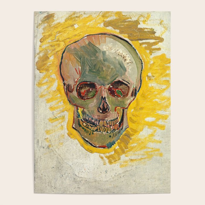 Skull by Vincent van Gogh, 1887 Poster Gallery Image 1