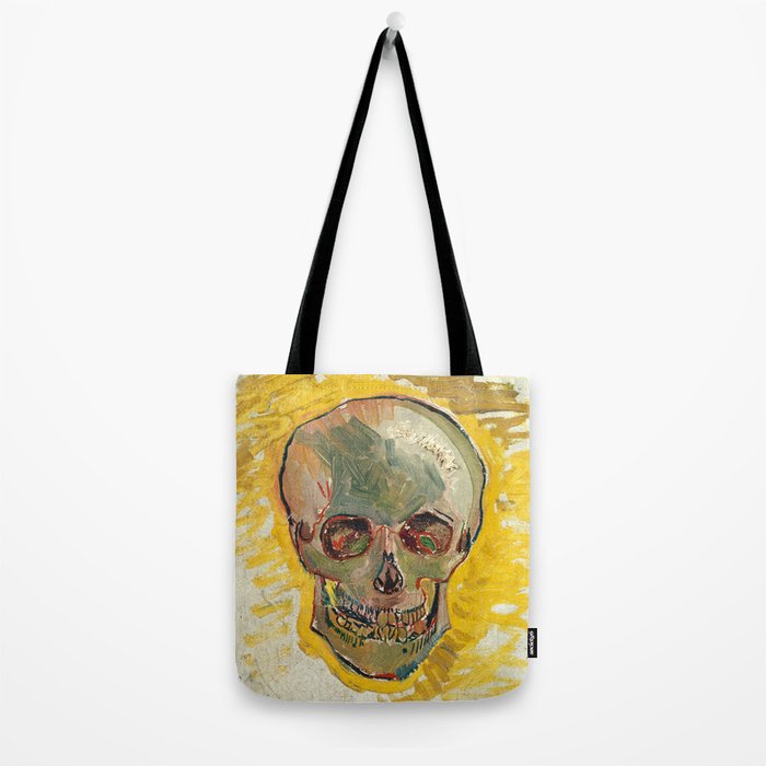 Skull by Vincent van Gogh, 1887 Tote Bag Gallery Image 2