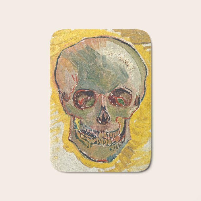 Skull by Vincent van Gogh, 1887 Bath Mat Gallery Image 1