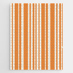 Classic Stripes XLVI - Retro Orange Jigsaw Puzzle Gallery Image 1