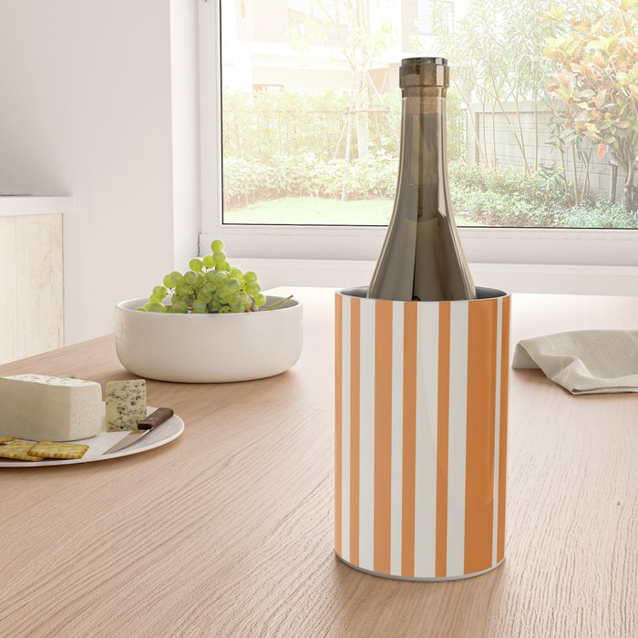 Classic Stripes XLVI - Retro Orange Wine Chiller Gallery Image 4