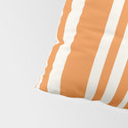 Classic Stripes XLVI - Retro Orange Pillow Sham Gallery Image 4