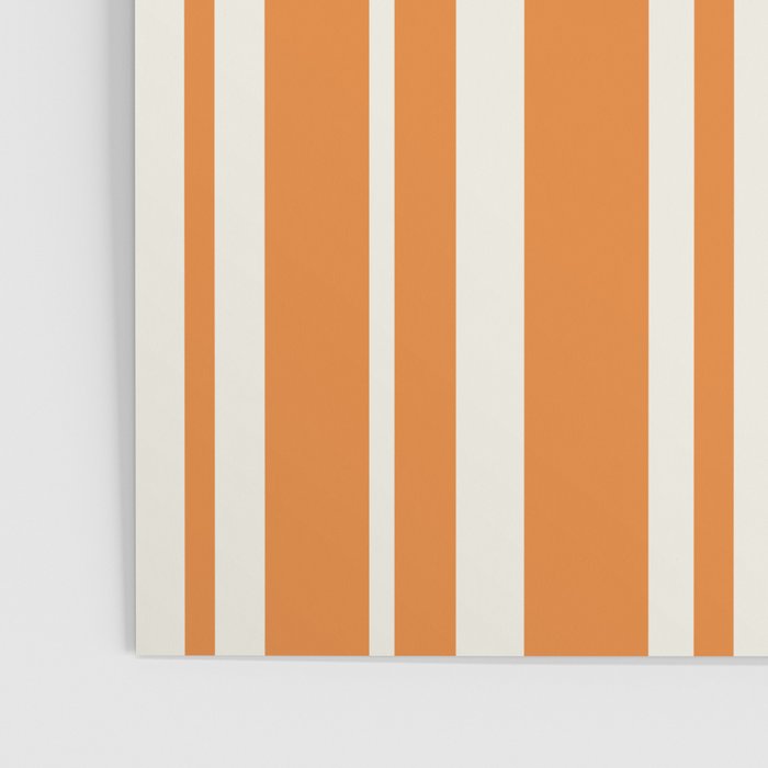 Classic Stripes XLVI - Retro Orange Poster Gallery Image 3