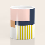 Sol Abstract Geometric Print in Multi Coffee Mug Gallery Image 4