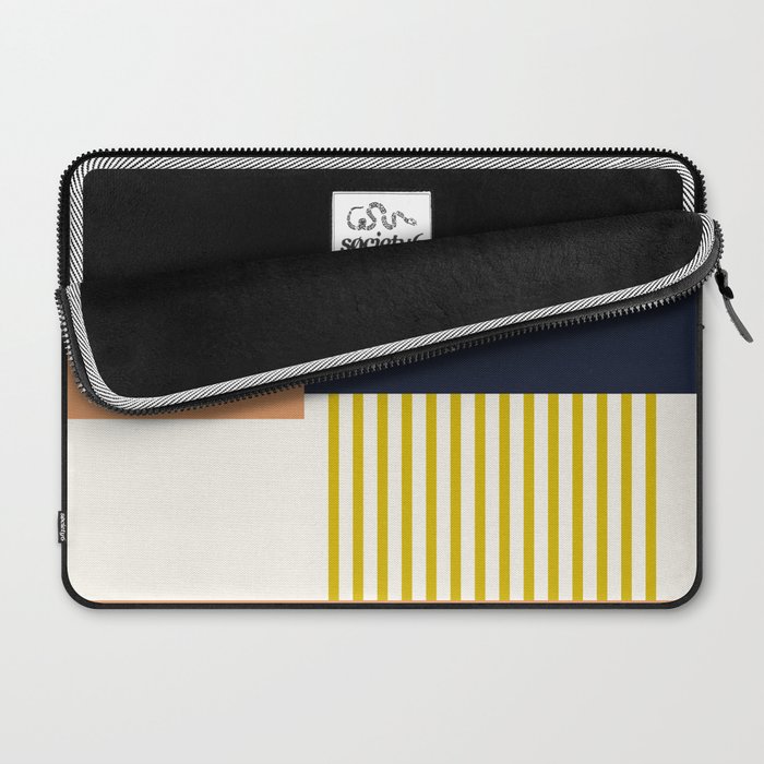 Sol Abstract Geometric Print in Multi Laptop Sleeve Gallery Image 2