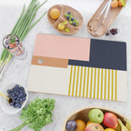 Sol Abstract Geometric Print in Multi Cutting Board Gallery Image 2