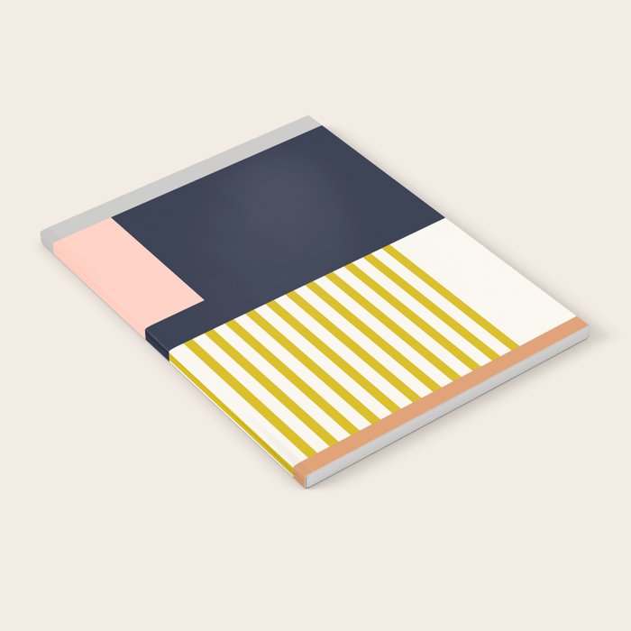 Sol Abstract Geometric Print in Multi Notebook Gallery Image 2