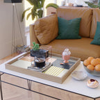Sol Abstract Geometric Print in Multi Serving Tray Gallery Image 2