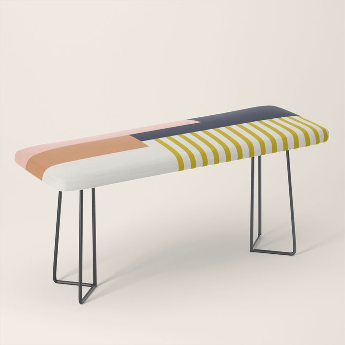 Sol Abstract Geometric Print in Multi Bench Gallery Image 1