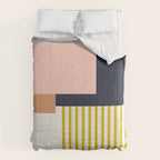Sol Abstract Geometric Print in Multi Comforter Gallery Image 6