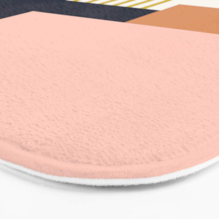 Sol Abstract Geometric Print in Multi Bath Mat Gallery Image 3