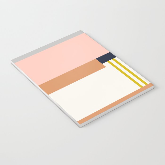 Sol Abstract Geometric Print in Multi Notebook Gallery Image 3