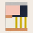 Sol Abstract Geometric Print in Multi Poster Gallery Image 4