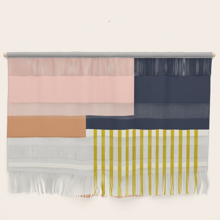 Sol Abstract Geometric Print in Multi Wall Hanging Gallery Image 1