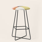 Sol Abstract Geometric Print in Multi Stool Gallery Image 1