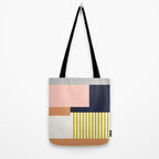 Sol Abstract Geometric Print in Multi Tote Bag Gallery Image 2
