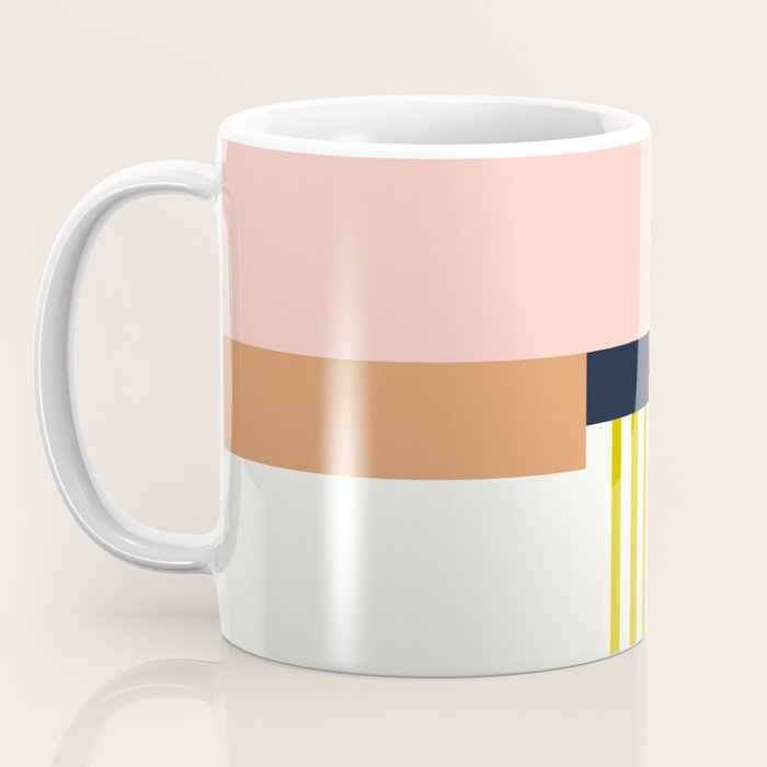 Sol Abstract Geometric Print in Multi Coffee Mug Gallery Image 3