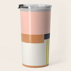 Sol Abstract Geometric Print in Multi Travel Mug Gallery Image 3