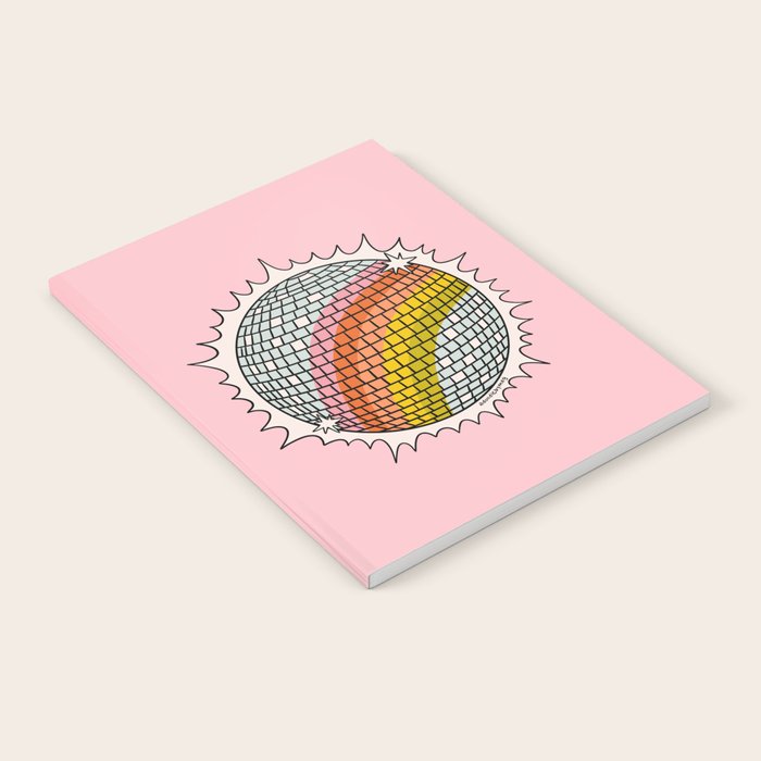 Rainbow Disco Ball Notebook Gallery Image 2