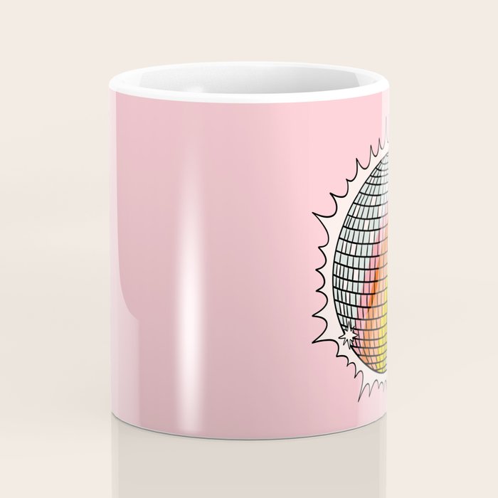 Rainbow Disco Ball Coffee Mug Gallery Image 4