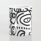 Black and White Graffiti Street art Ink Marker  Coffee Mug Gallery Image 4
