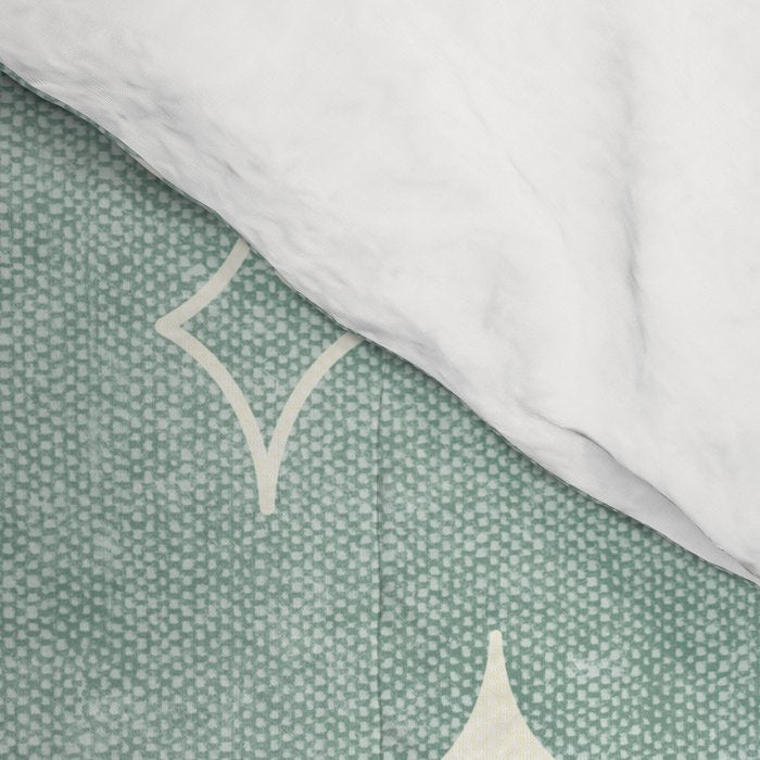 moon and stars - surf blue Comforter Gallery Image 4