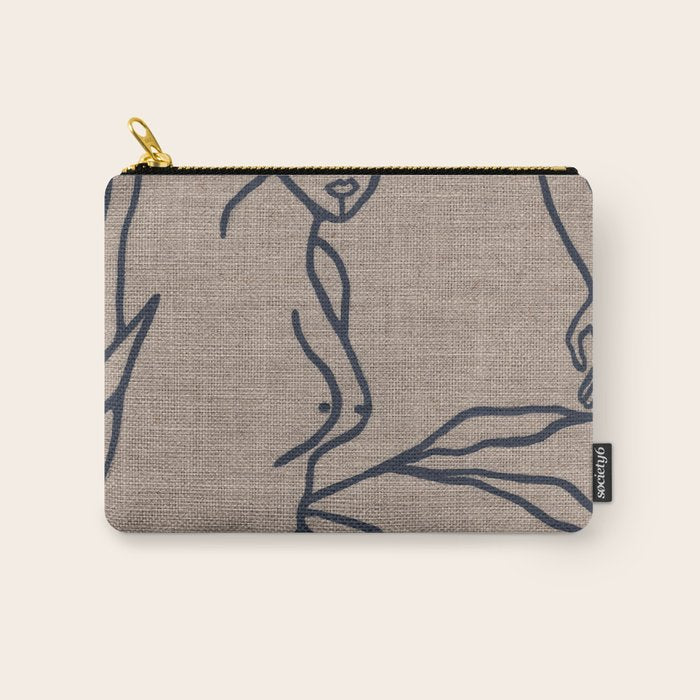 In The Garden No. 2 Carry All Pouch Gallery Image 1