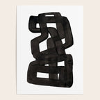 'Boulder' Mid Century Modern Fun Abstract Shapes  Poster Gallery Image 4