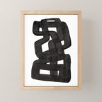 'Boulder' Mid Century Modern Fun Abstract Shapes  Mini Art Print Gallery Image 1