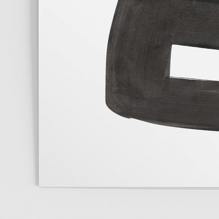 'Boulder' Mid Century Modern Fun Abstract Shapes  Poster Gallery Image 3