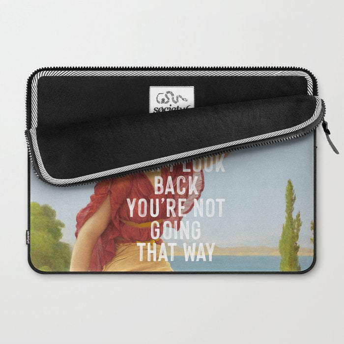 Don't Look Back You're Not Going That Way Laptop Sleeve Gallery Image 2