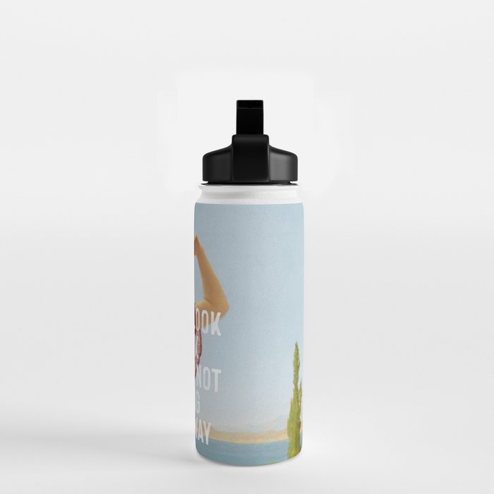 Don't Look Back You're Not Going That Way Water Bottle Gallery Image 2
