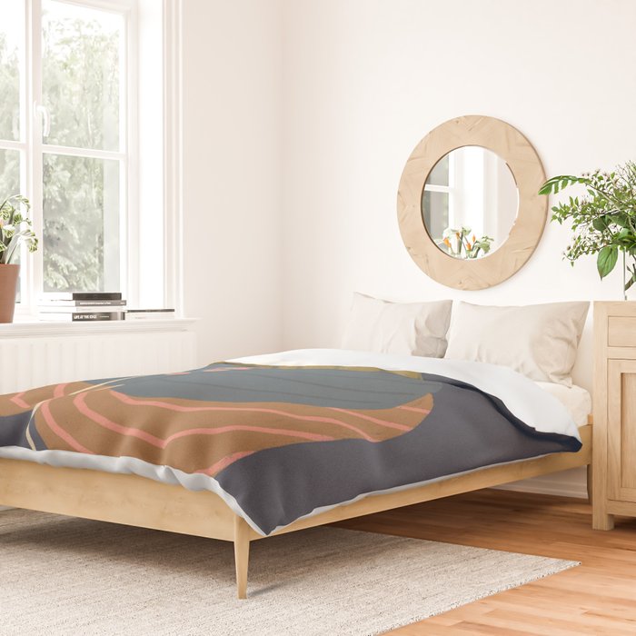 Leaves and moth Duvet Cover Gallery Image 2