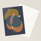 Leaves and moth Stationery Card Gallery Image 2