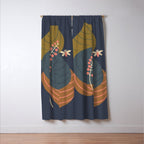 Leaves and moth Window Curtain Gallery Image 3