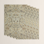 William Morris Vintage Bullerswood Stone Mustard Wrapping Paper Gallery Image 3