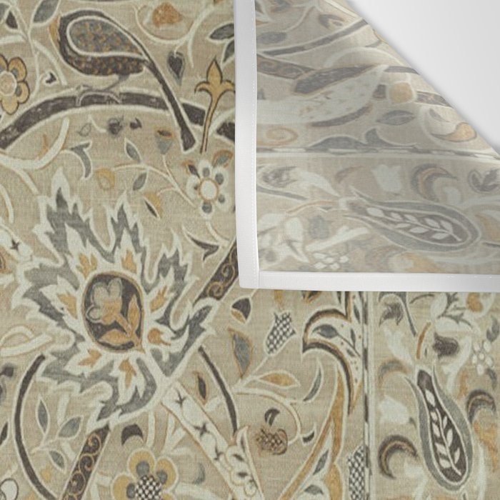 William Morris Vintage Bullerswood Stone Mustard Wall Tapestry Gallery Image 3