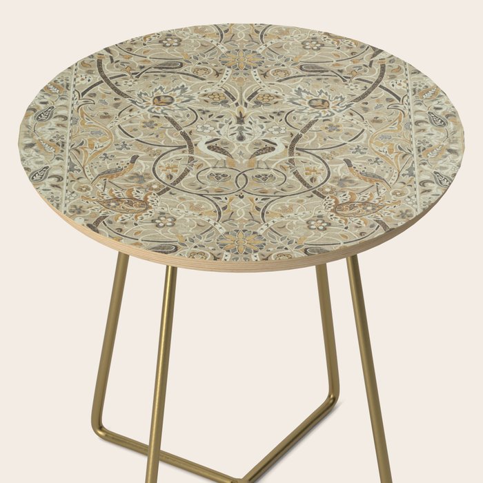 William Morris Vintage Bullerswood Stone Mustard Side Table Gallery Image 2
