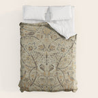 William Morris Vintage Bullerswood Stone Mustard Duvet Cover Gallery Image 6