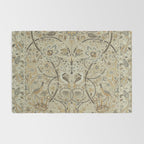 William Morris Vintage Bullerswood Stone Mustard Rug Gallery Image 2